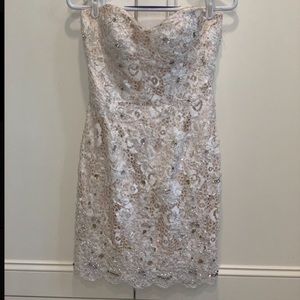 Embroidered Jovani Cocktail Dress